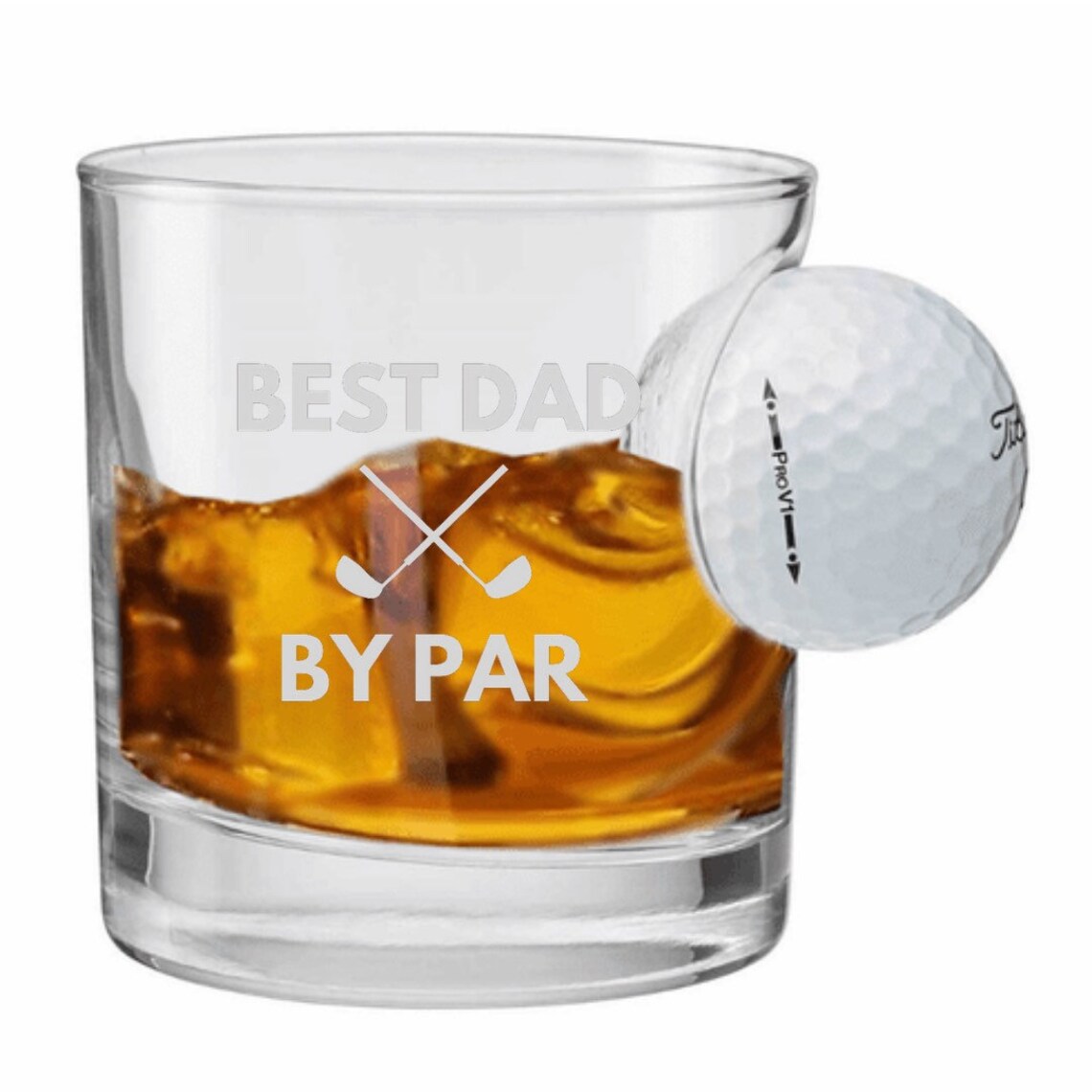 Dads Golf Gift Special Edition 11oz Golf Whisky Glass for  Etsy