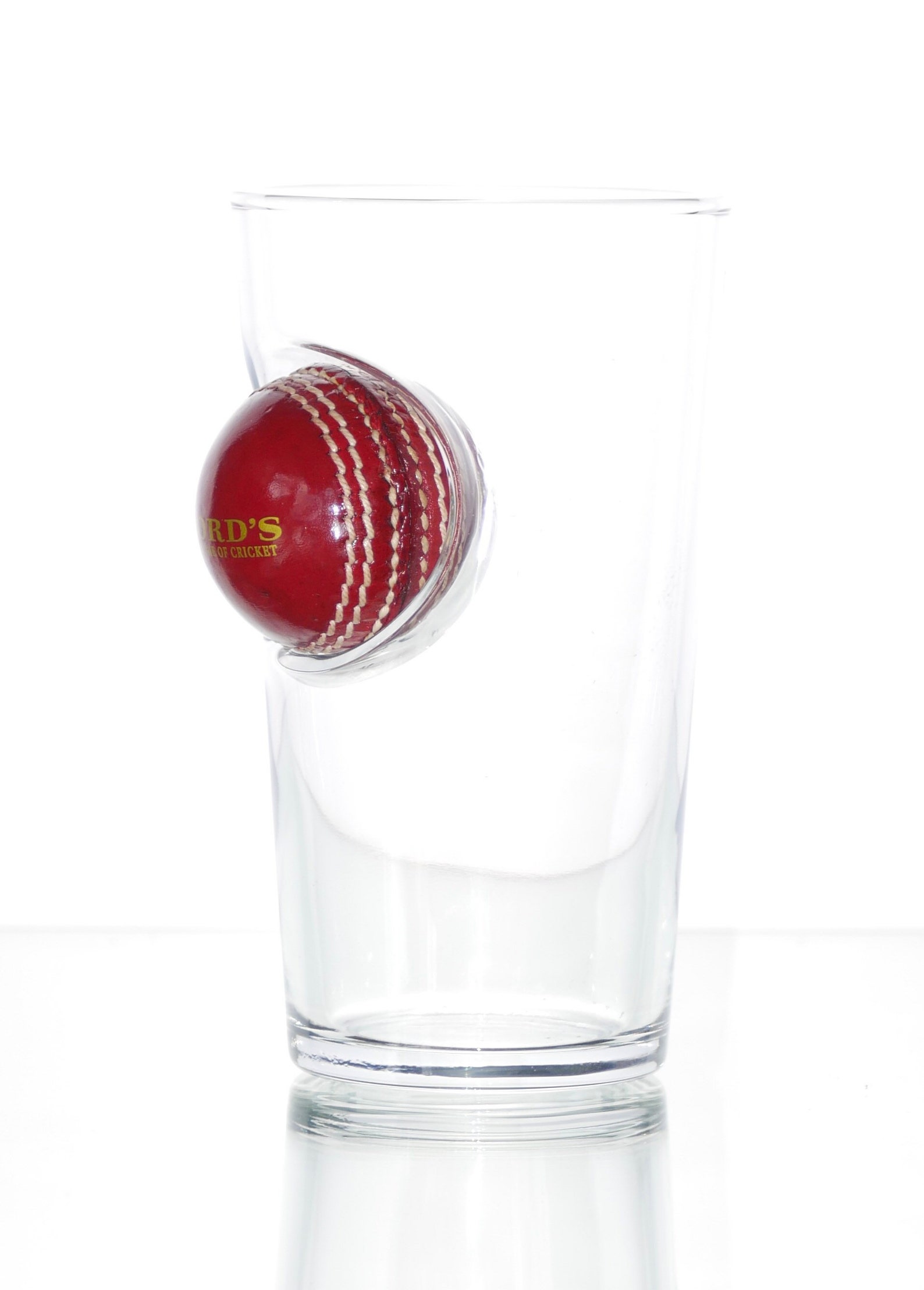 Cricket Gift for Men Pint Glass with real souvenir Cricket Etsy