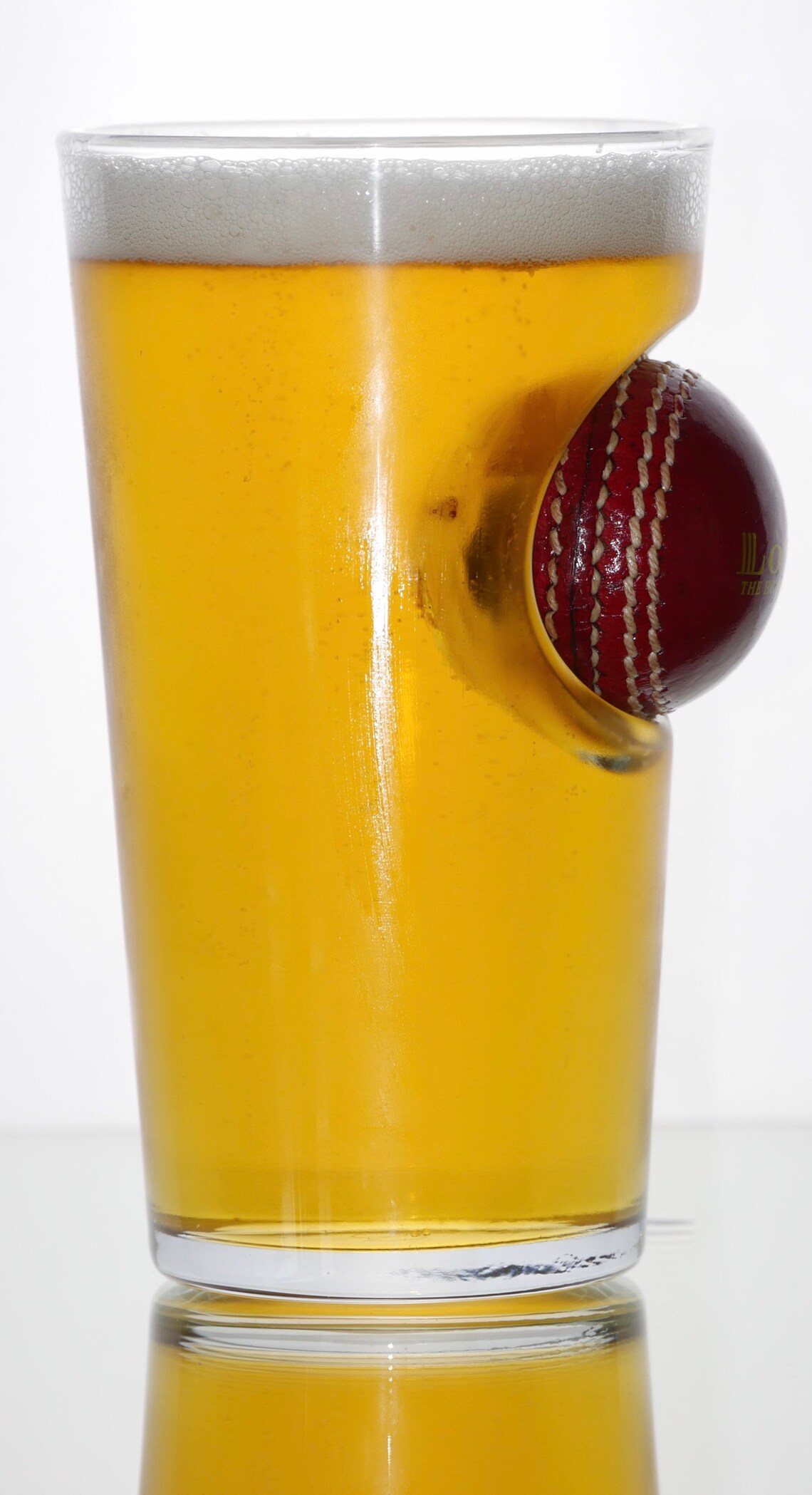 Cricket Gift for Men Pint Glass with real souvenir Cricket Etsy