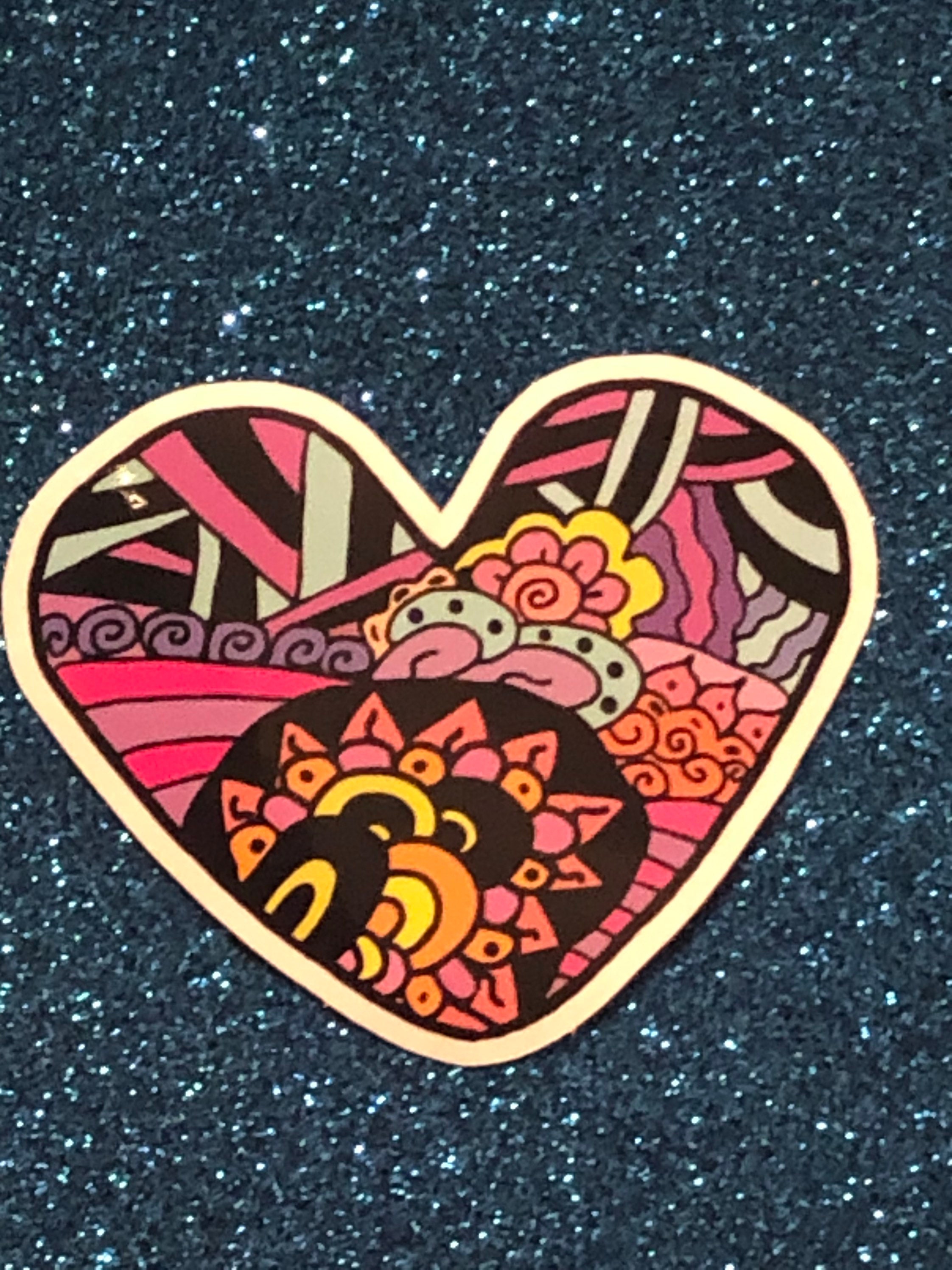 Buy Little Hearts Heart Sticker - Die cut stickers - StickerApp