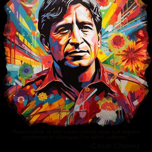 Cesar Chavez Png, SVG, DXF, Digital Download, Premium Quality