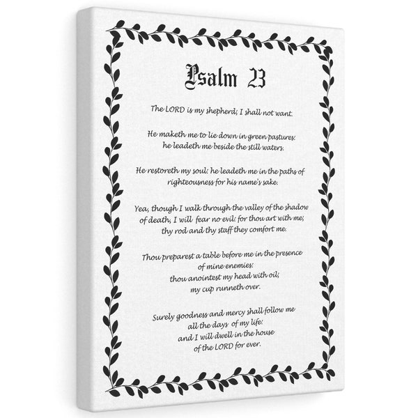 Psalms 23 Svg, 23rd Psalm Svg, 23rd Psalm, Psalm 23 Download, Includes Png Svg And Dxf