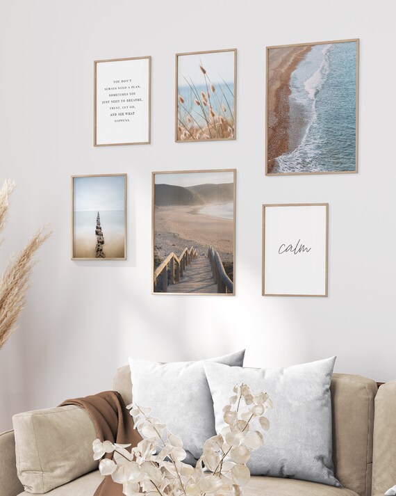 Poster Set 3er – Vintage Deko, Leinwand-Druck, 50x70 Cm, Für Wohnzimmer & Schlafzimmer