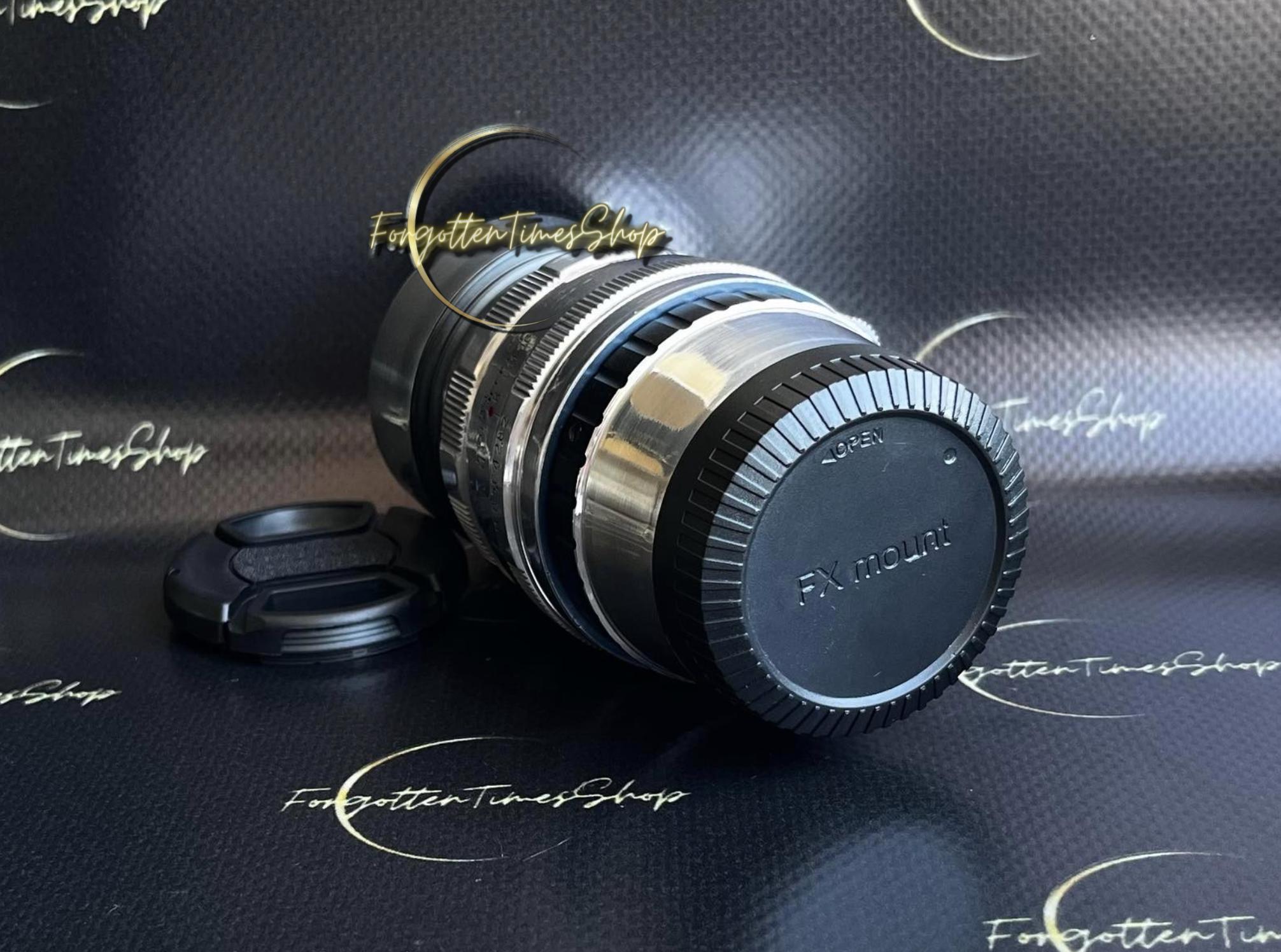 Helios 44 M 2/58 mm 希少レンズ、FujiFilm FX アダプター付き