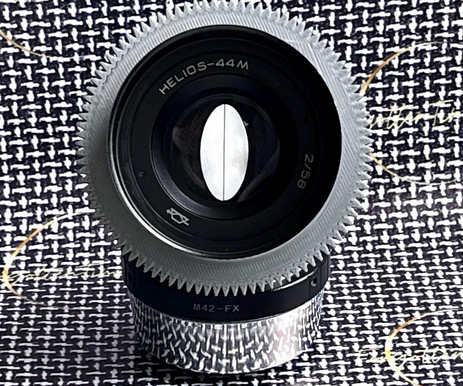 アナモフィック レンズ Helios 44 M 2/58 mm シネ モッド (FujiFilm FX