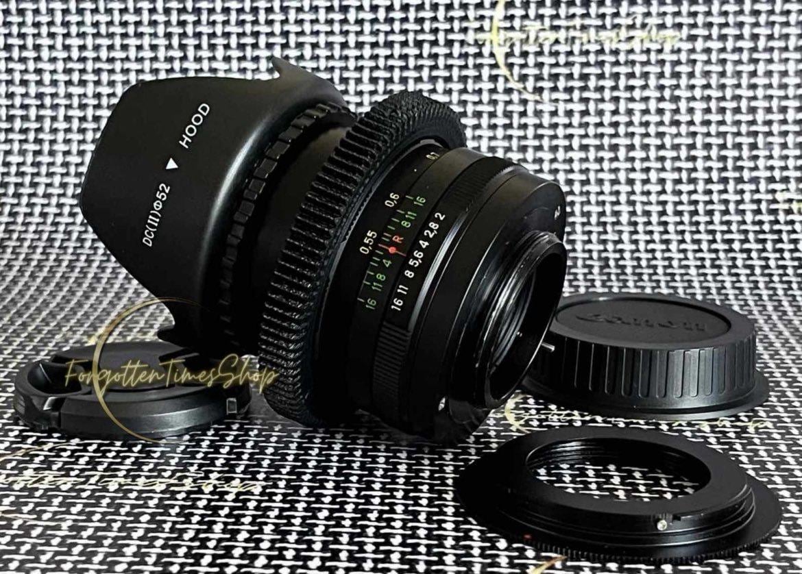 ANAMORPHIC Helios 44M 2/58mm Cine Mod Lens, Canon EF Mount Vintage
