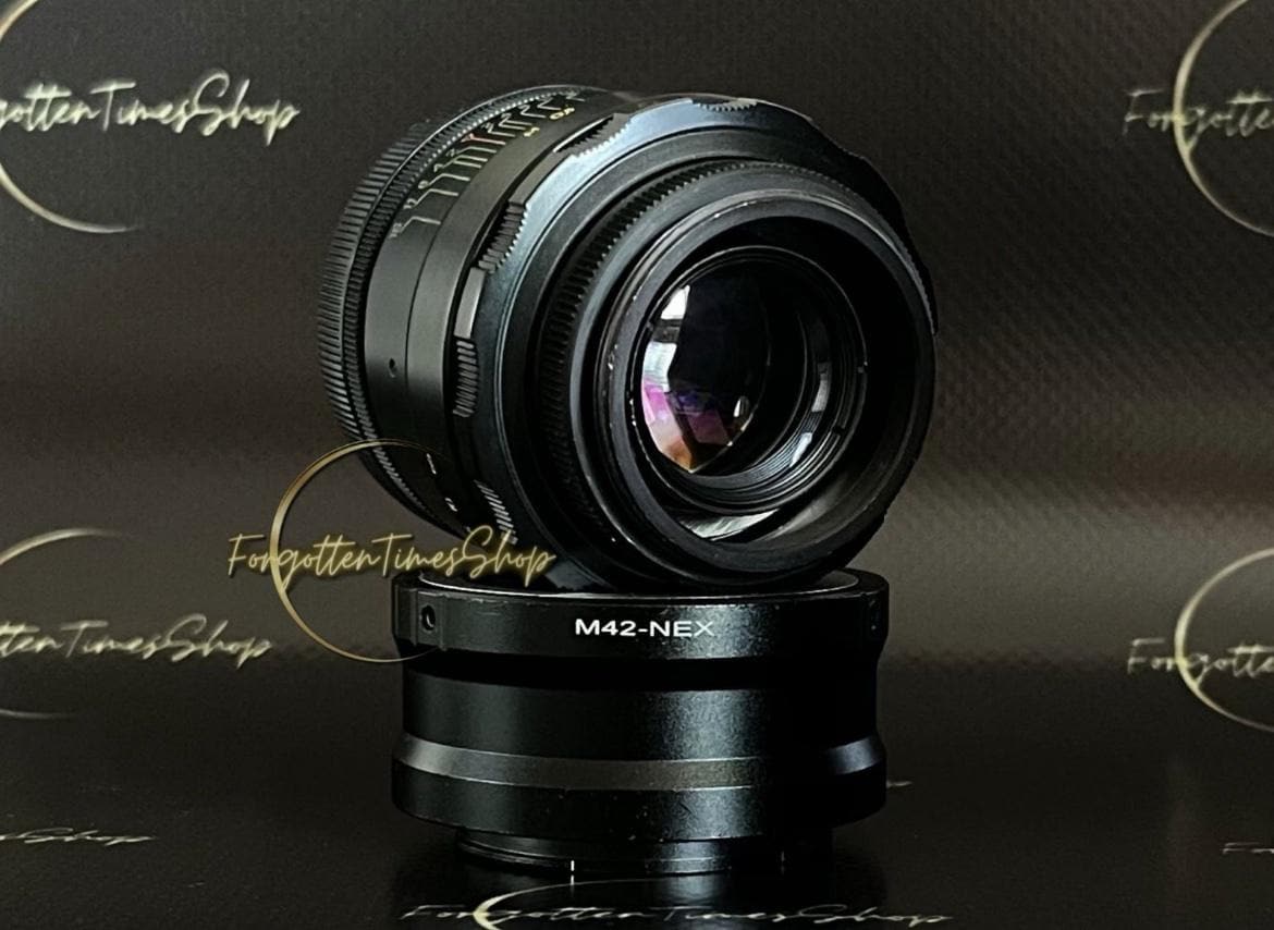 Helios-44-2 KMZ 58mm F2 Lens With Sony E NEX Adapter, Soviet