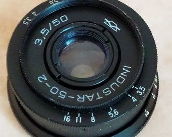 Industar-50-2 50 mm 3.5 M42マウント、ビンテージレンズ、ソビエト