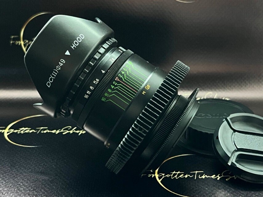 アナモフィックレンズ Helios-44-2 58 mm f/2.0 シネモッド、Canon EF