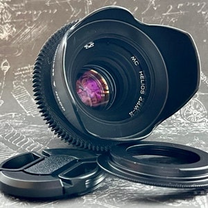 MC Helios 44М-4 Lens 58mm f./2 M42, Canon EF adapter, Vintage lens