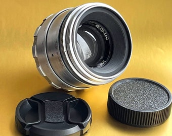 アナモフィックレンズ HELIOS-44-2 シルバー 58 mm f/2.0、M42