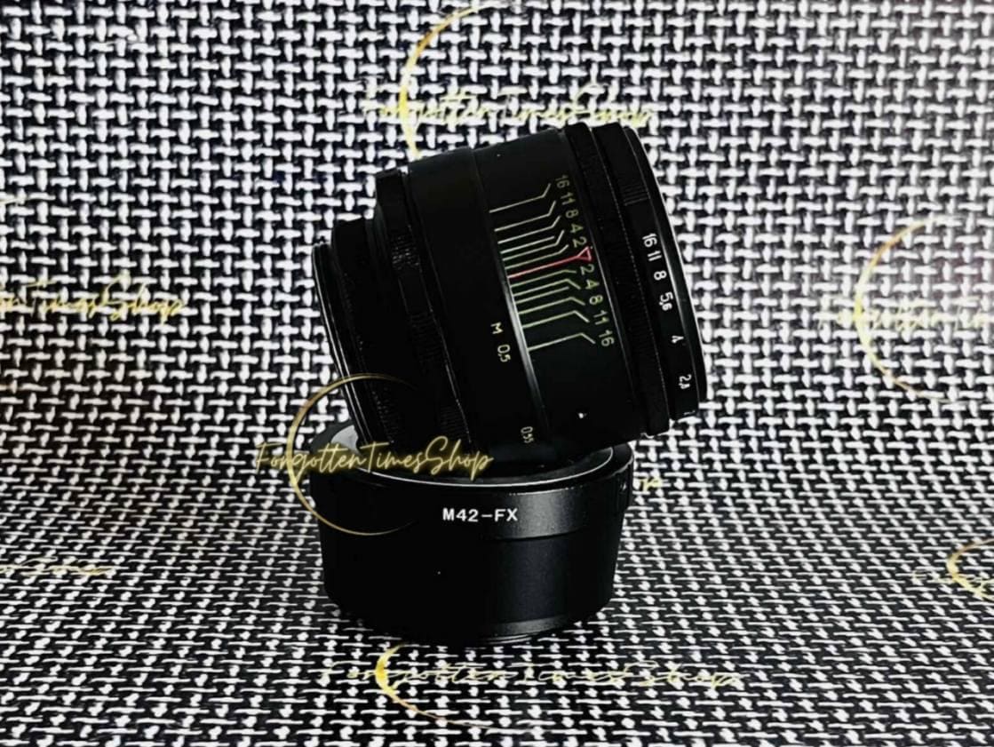 Helios-44-2 KMZ 58mm F/2.0 With Fujifilm FX Adapter, Vintage