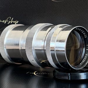 Jupiter-11 vintage rangefinder lens 4/135, Red P, with M39 mount