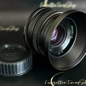 Arsat H 1:2 50mm lens with Nikon F mount, rare vintage lens image 1