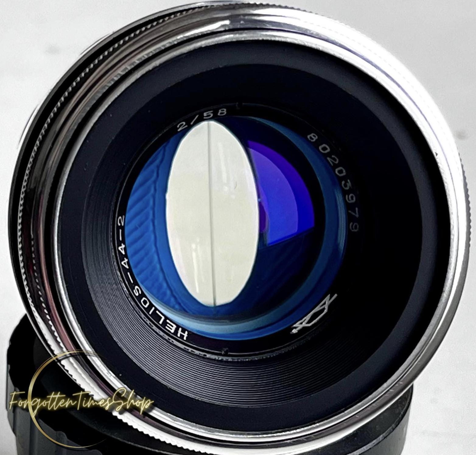 アナモルフィック レンズ Helios-44-2 KMZ 58 mm f/2.0、ブルー