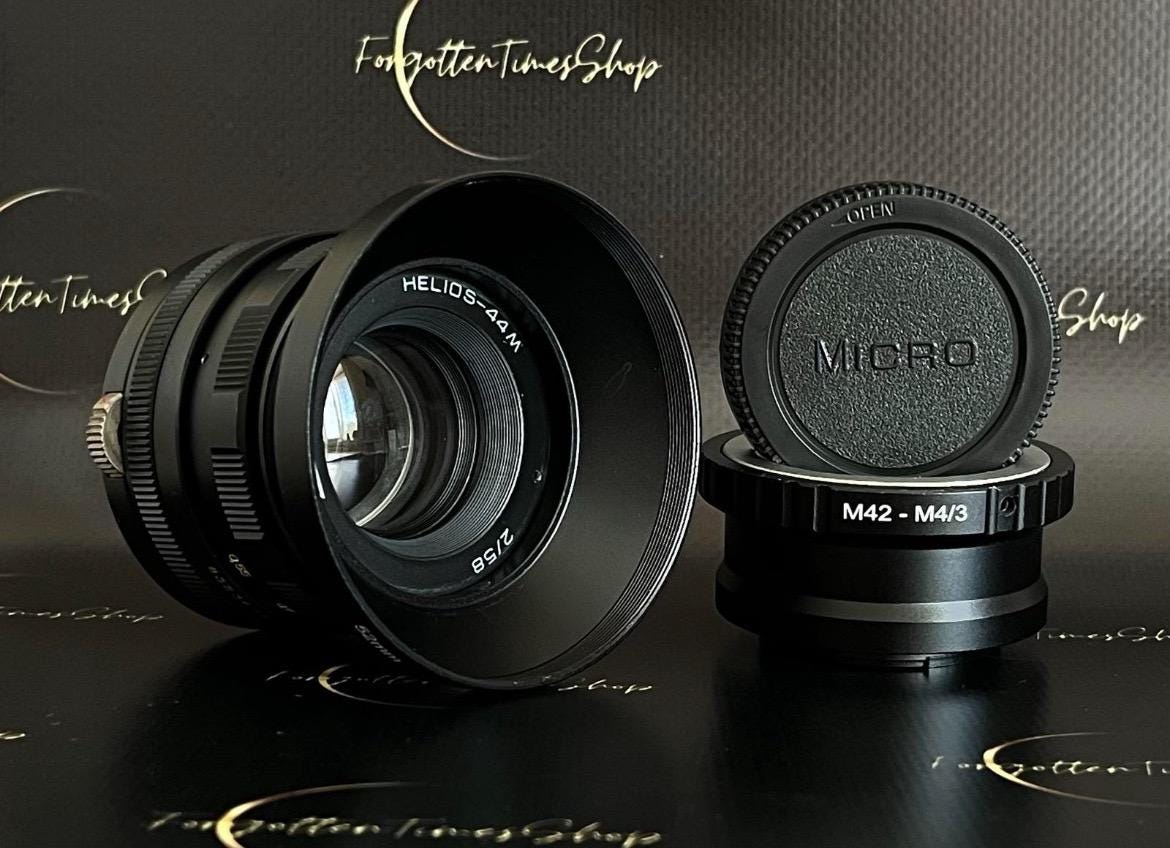 レンズ(単焦点) Vintage HELIOS 44-2 58mm W m42 Adapter! Helios 44-2 58mm F2 M42 Lens to Canon EOS RF RA R5 R6