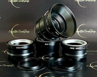 Lens Helios 44-2 58mm f/2.0 Cine mod, With any adapter of your choice Sony E (NEX), Canon EF, FujiFilm FX, Nikon, Micro 4/3