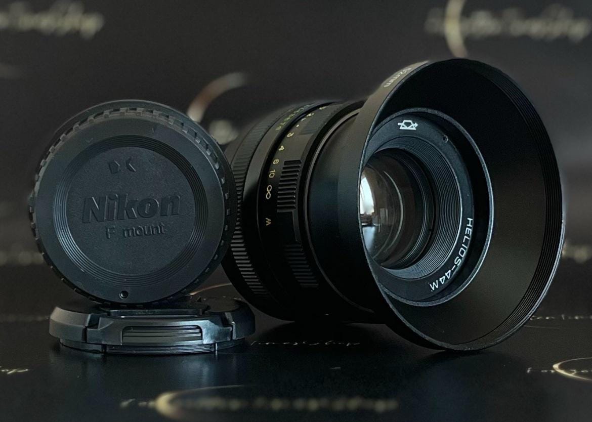 Helios-44 M 2/58 mm レンズ、M42 アダプター付き - Nikon、Helios-44