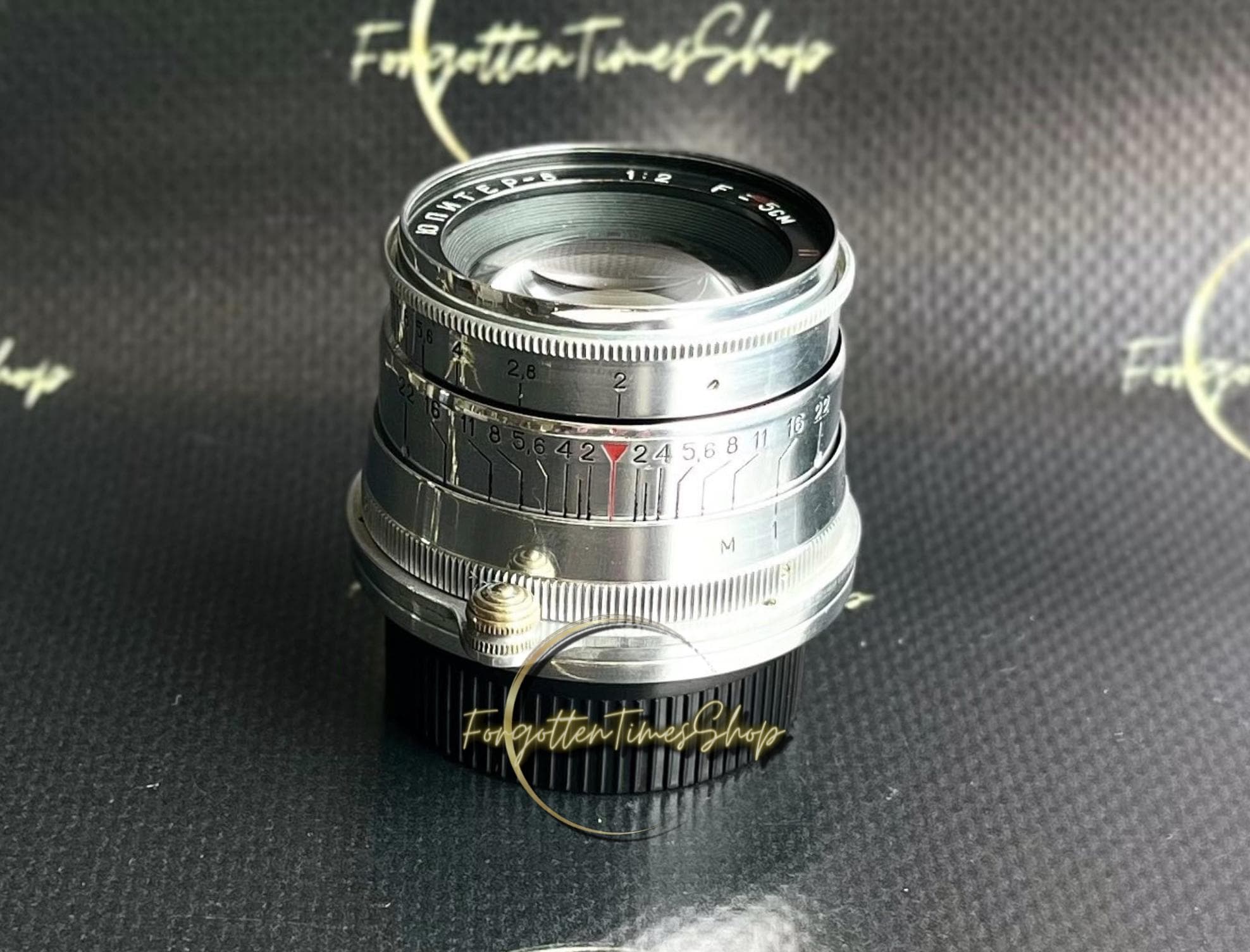 Jupiter-8 50 mm f2.0 RED Pレンズ（M39マウント、ソビエトレンズ
