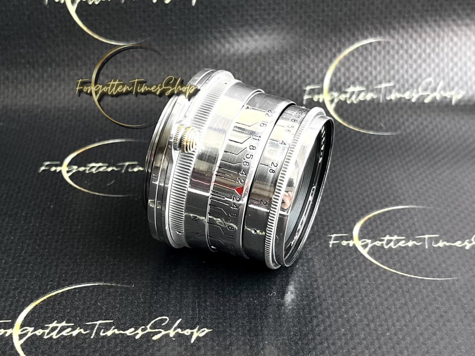 Jupiter-8 50 mm f2.0 RED P レンズ、M39 マウント、ソビエト