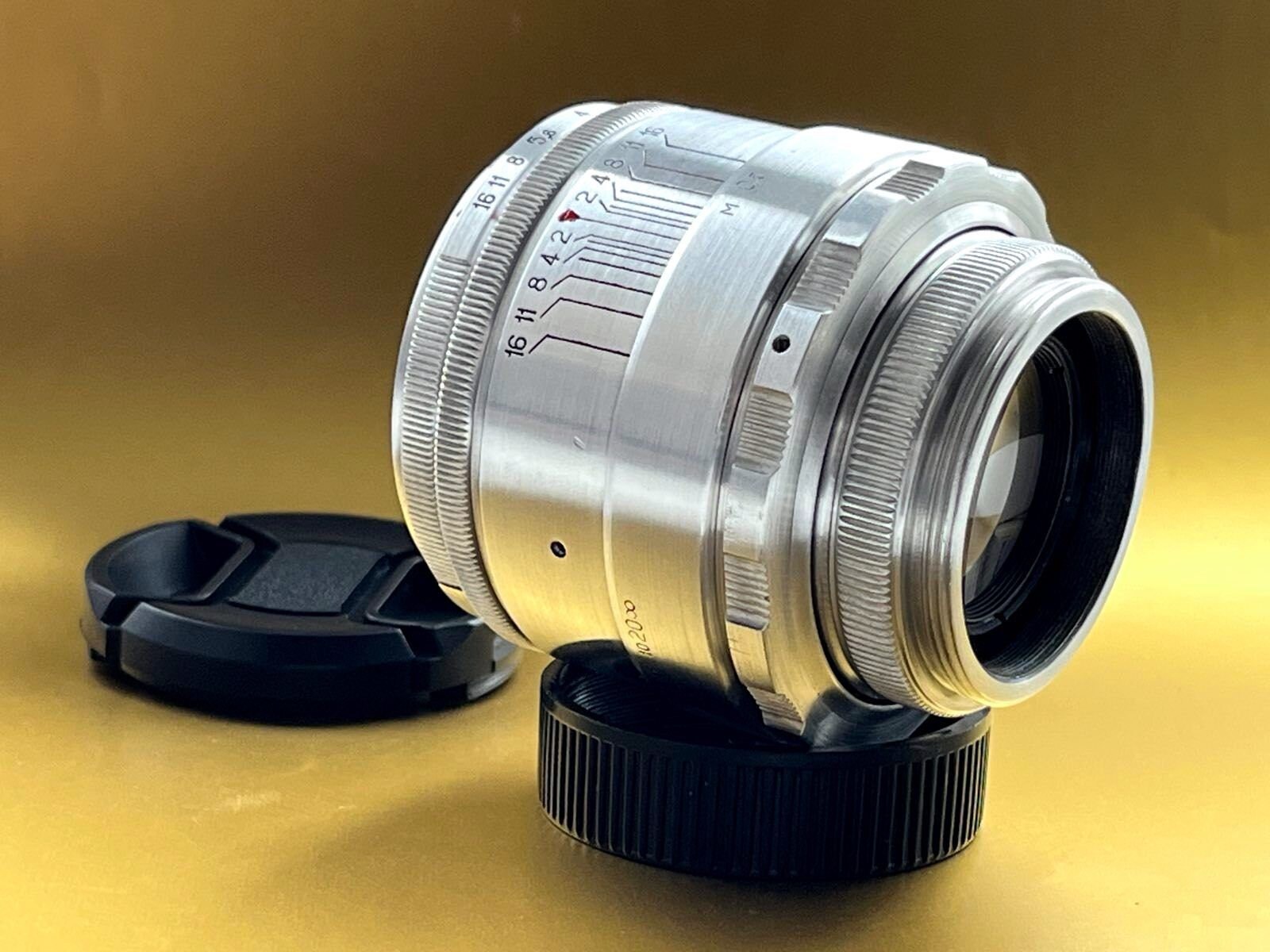 アナモフィックレンズ ヘリオス カメラレンズ アナモフィックレンズ HELIOS-44-2 シルバー 58 mm f/2.0、M42