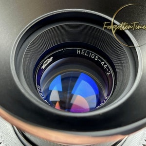 Anamorphic lens Helios-44-2 KMZ 58mm f/2.0 Cine mod, with any adapter of your choice, Anamorphic beautiful bokeh and flare