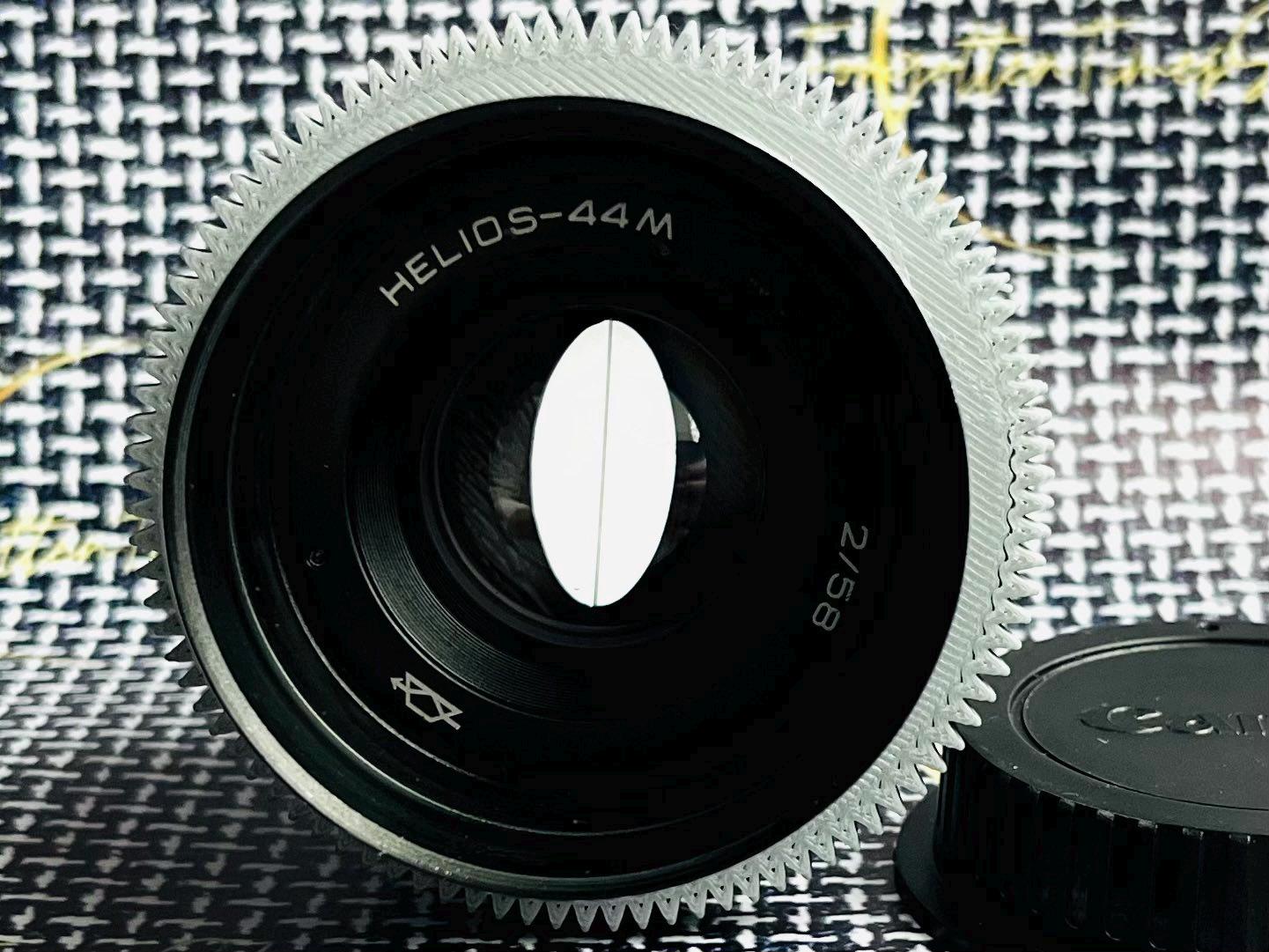 アナモフィック レンズ Helios 44 M 2/58 mm シネ モッド、Canon EF