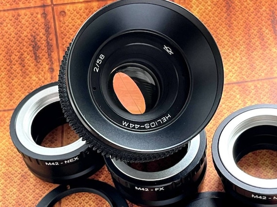 アナモルフィック ヘリオス レンズ 44 M 2/58 mm シネ モッド (任意の