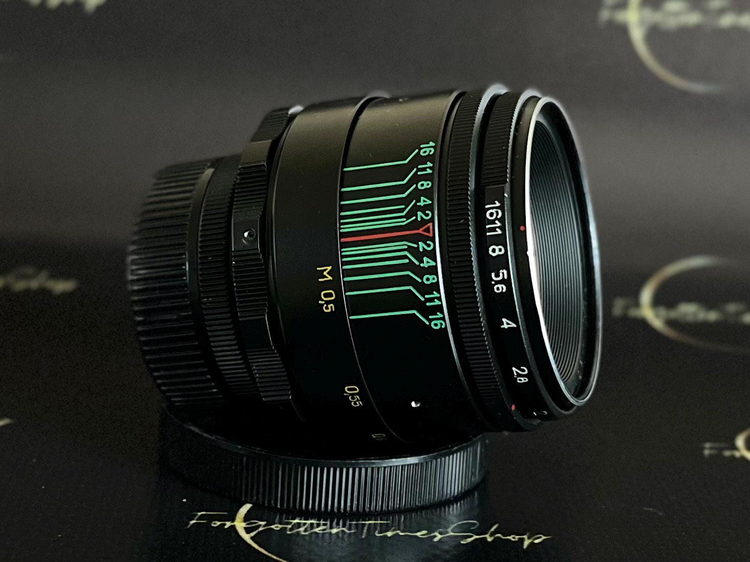 激レアhelios 44-2 58mm f/2.0 SQUARE Helios-44-2 KMZ 58 Mm F/2.0 Vintage Lens, Beautiful Swirled Bokeh