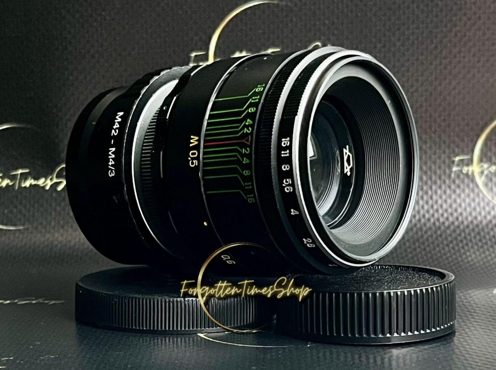 Helios-44-2 KMZ 58 mm f/2 レンズ（M42-Micro 4/3 アダプター付き