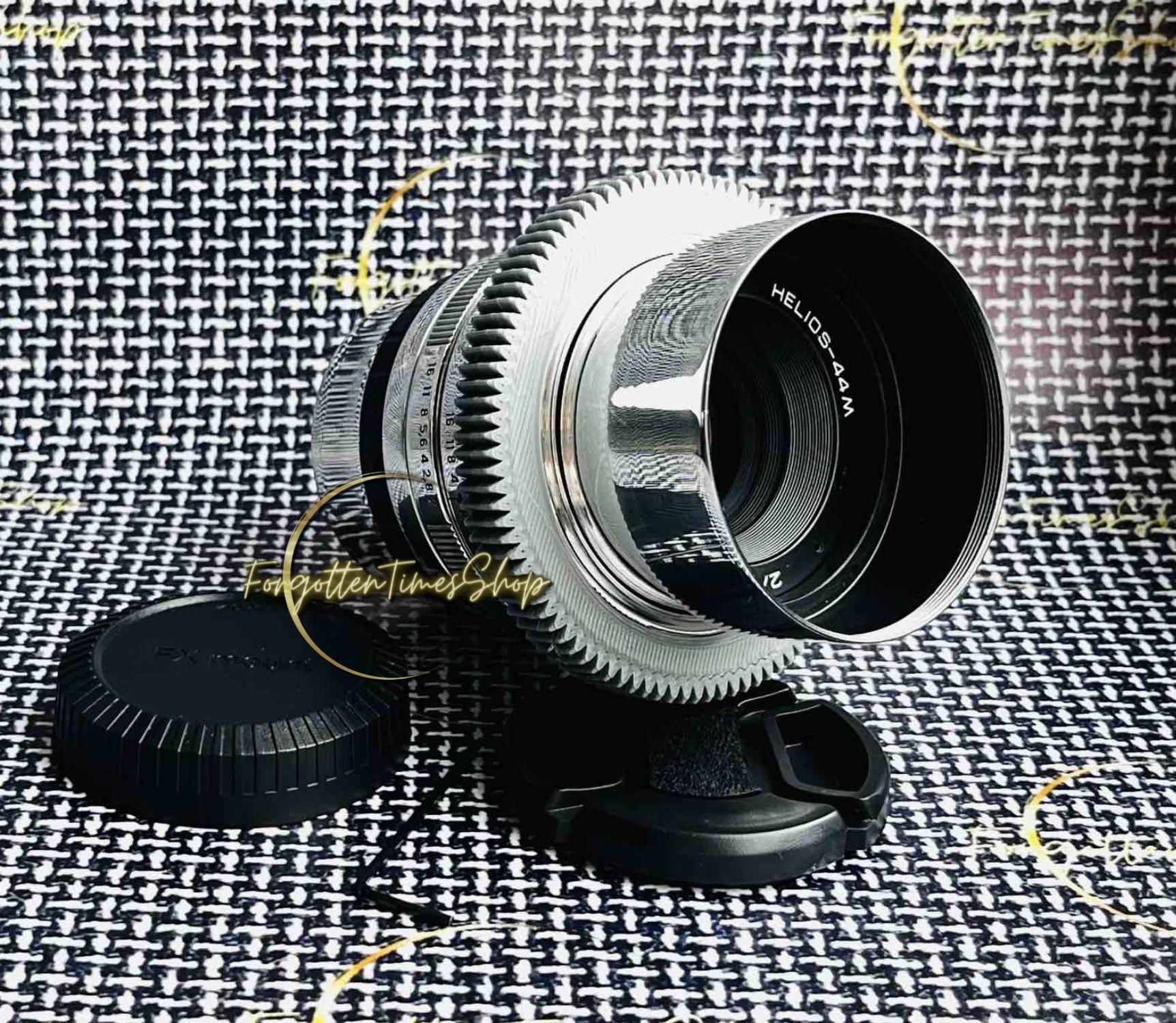 アナモフィック レンズ Helios 44 M 2/58 mm シネ モッド (FujiFilm FX