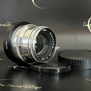 Jupiter-8 2/50 Vintage Rangefinder Lens with M39 Mount and L39-FX Adapter