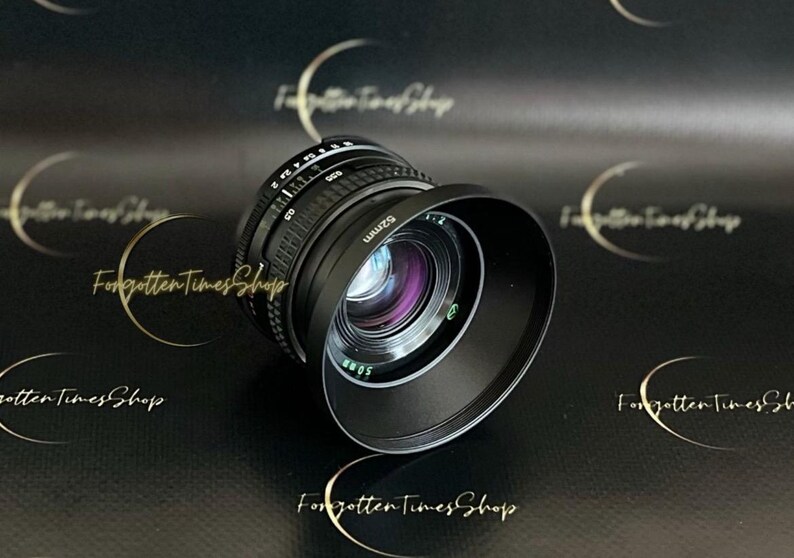 Arsat H 1:2 50mm lens with Nikon F mount, rare vintage lens image 3