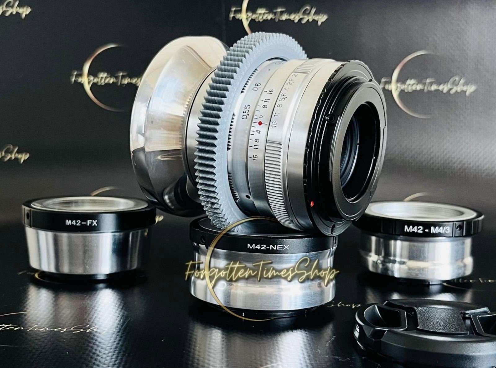 Helios-44 M 2/58 mm アナモルフィック ビンテージ レンズ (Canon EF