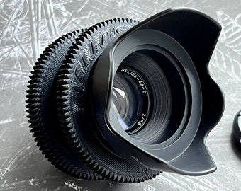 Helios-44-2 KMZ 58 mm f/2.0 objectif Cine mod, objectif noir vintage Helios-44-2