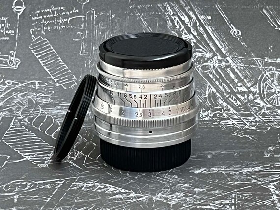 45　1964年製造　初期型　ジュピター 8 　2/50 L39アダプター付 保証付 】【中古】 Jupiter-8 50mm F2 L39マウント S/N 028414