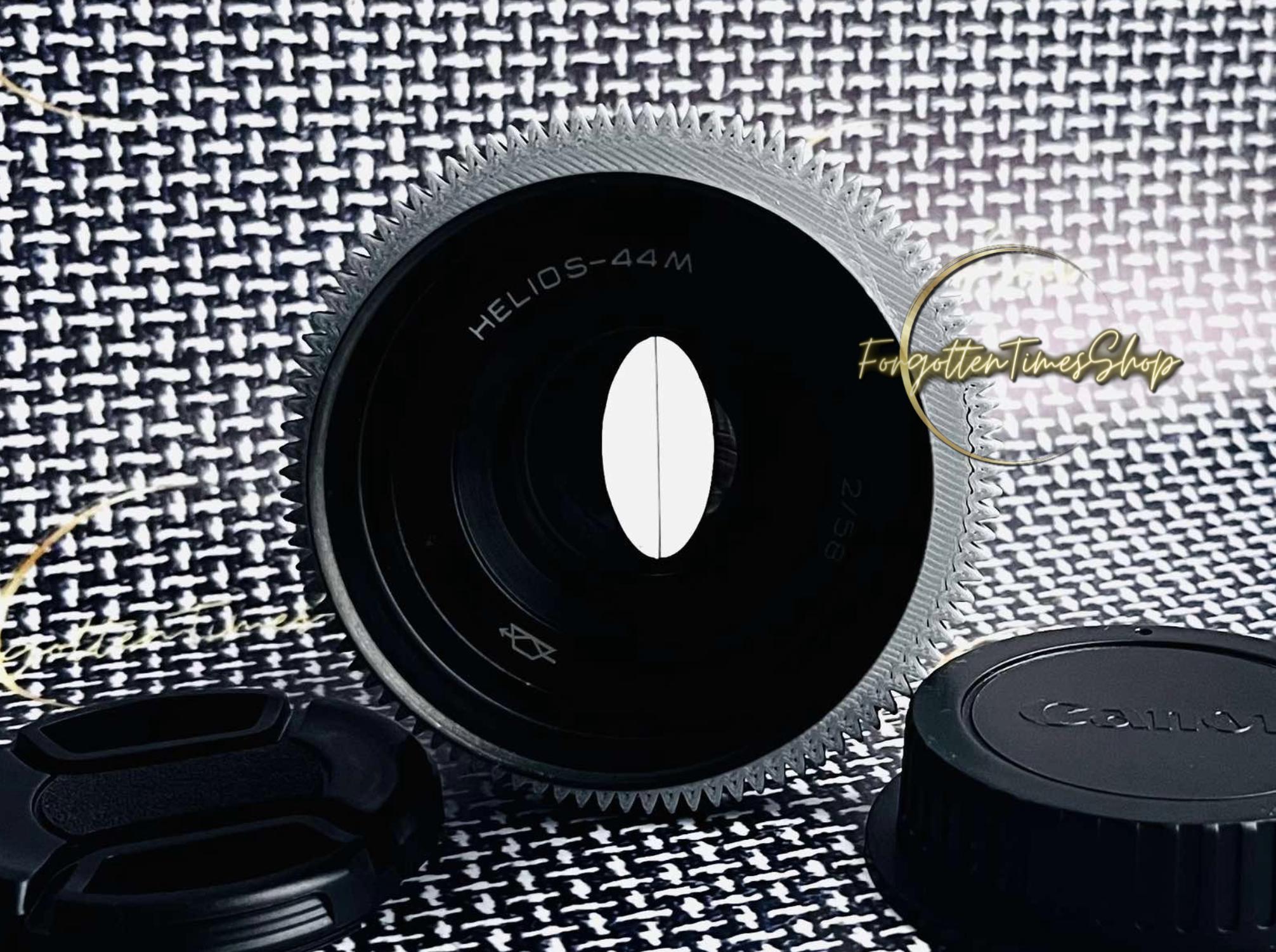 アナモフィック レンズ Helios 44 M 2/58 mm シネ モッド、Canon EF