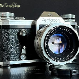 PENTACON F rare camera 35мм SLR with Lens Carl Zeiss Jena Biotar 2/58, M42 mount
