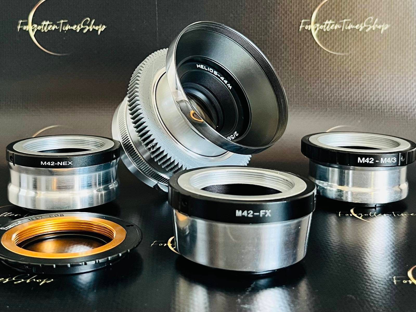 アナモフィックレンズ ヘリオス カメラレンズ アナモフィックレンズ HELIOS-44-2 シルバー 58 mm f/2.0、M42