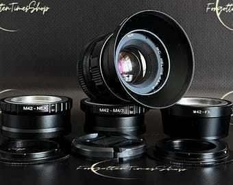 MC Helios 44M-4 2/58 Vintage Rare Lens with M42 Mount and with any adapter of your choice