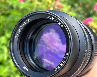 Objetivo vintage poco común Tair-11A 2.8/135 con montura M42