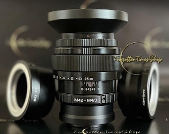 Objetivo vintage Jupiter-9 2/85, montura M42, con cualquier adaptador a tu elección: Sony E (NEX), Canon EF, FujiFilm FX, Nikon, Micro 4/3