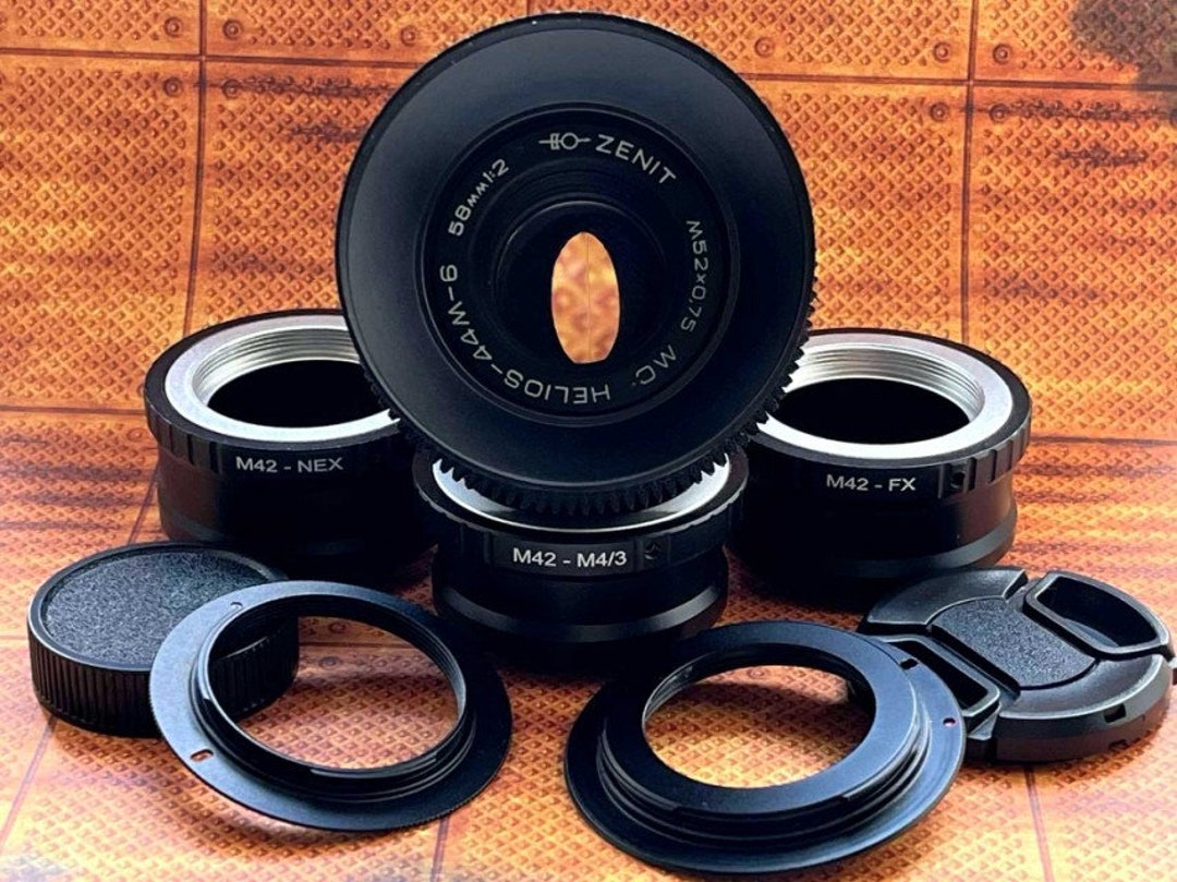 Anamorphic Helios 44M 58mm EFマウント F2 Amazon.com : Helios HELIOS 44 2/58mm Cine mod Lens