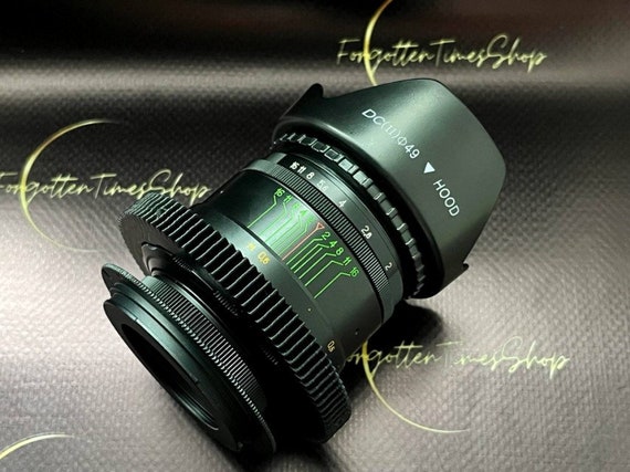 アナモフィックレンズ Helios-44-2 58 mm f/2.0 シネモッド、Canon EF