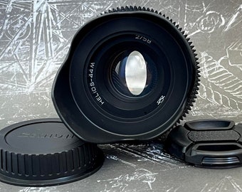 ANAMORPHIC Helios 44M 2/58mm Cine mod lens, Canon EF mount vintage lens, Anamorphic lens, beautiful bokeh