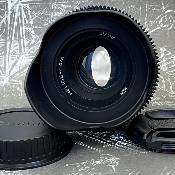 ANAMORPHIC Helios 44M 2 / 58mm Cine mod-Objektiv, Canon EF-Mount Vintage-Objektiv, Anamorphic-Objektiv, schönes Bokeh