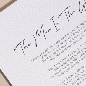 The Man in the Glass Print - Printable Poem by Dale Wimbrow ...