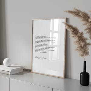 Impresión con cita de Ralph Waldo Emerson: Reír a menudo y amar mucho. Póster inspirador. Regalo digital. imagen 3
