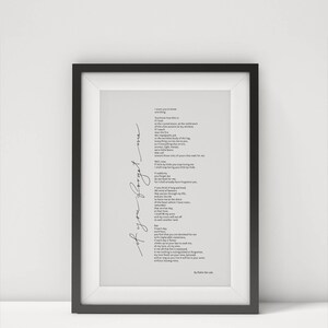 Pablo Neruda If You Forget Me Printable Poem - Memorial Poster Bereavement Gift