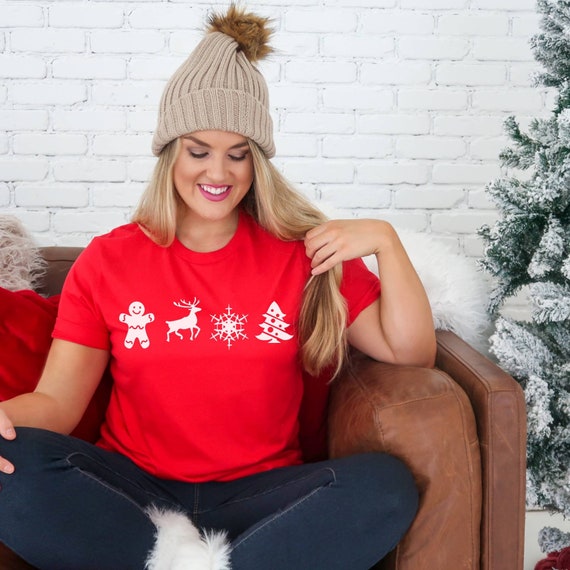 cute christmas graphic tees